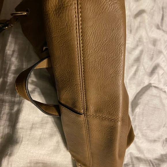 NWOT leather tote with studs and rhinestones - Picture 5 of 5